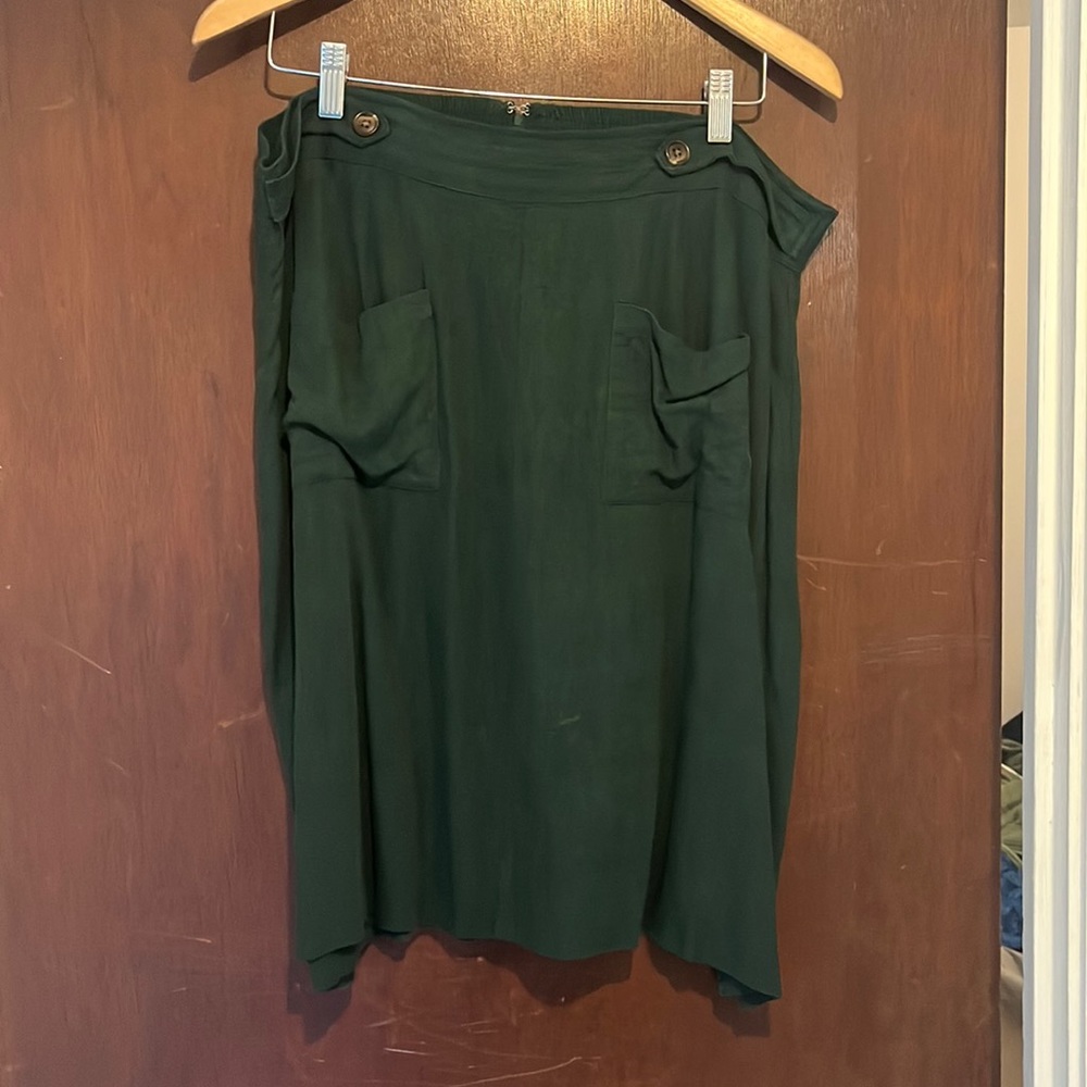 ModCloth A-Line Linen Skirt